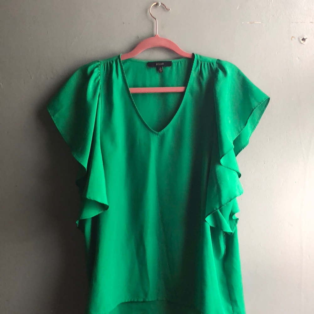 Green blouse